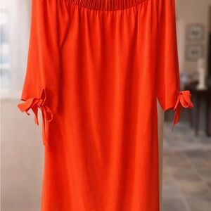 Vince Camuto Bold Orange Dress - Size 4